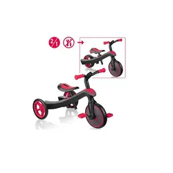 GLOBBER Explorer Trike 2in1 Laufrad rot
