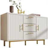 stilvora Kommode 120 x 75 x 40 cm Weiß