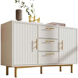 stilvora Kommode 120 x 75 x 40 cm Weiß