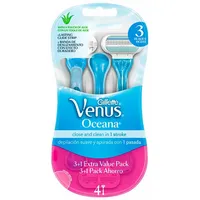 Gillette Oceana Einwegrasierer für Damen, Packung mit 4 Klingen (3+1 gratis)