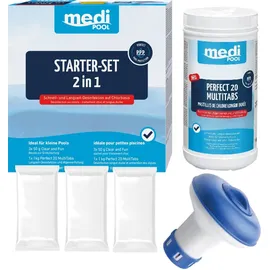 mediPool Starter-Set 2in1 Dosierschwimmer