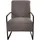 K+W Komfort & Wohnen Cocktailsessel 62 x 77 x 83 cm Braun mit bezogenen Armlehnen