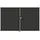 GROJA Gartentor 300 x 180 cm Anthrazit/Metall