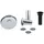 h.koenig AC8 Zubehör KM80 Küchenmaschine / Fleischwolf / 3 Lochscheiben / Reibe mit 3 Einsätzen / Wurstfüller / Cookie-Set / silber