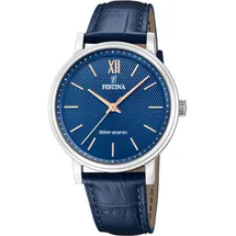 Festina Solar Energy F20660/4 Leder blau 41 mm