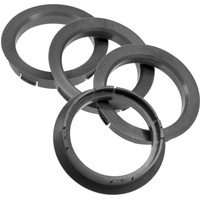 4X Zentrierringe 64,0 x 54,1 mm Silber Felgen Ringe Made in Germany