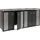 MCW Mülltonnenverkleidung O67-PK-4 260 x 125 x 84 cm schwarz