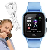 Kinder-Handyuhr, Kinder-Smartwatch, 4G GPS-Telefon für Kinder, 32 MB, Kamera, wiederaufladbarer Akku, Taschenlampenrekorder, Sicherheit und Spaß, Kinder-Smartwatch