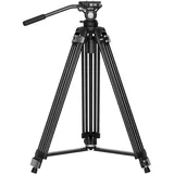 Sirui EL-VT01 Aluminium Quick Release Video Stativ mit Fluid Videoneiger 190cm