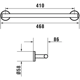 Laufen Niara Badetuchhalter 38106,1 H3810611650001