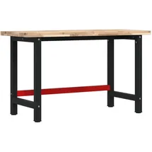 vidaXL Werkbank 140x60x83 cm Massivholz Akazie Rechteckig