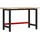 vidaXL Werkbank 140x60x83 cm Massivholz Akazie Rechteckig