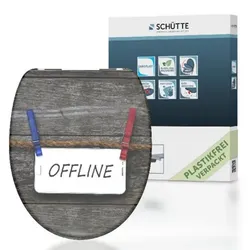 SCHÜTTE WC-Sitz »Offline«, Duroplast, oval,  mit Softclose-Funktion - bunt