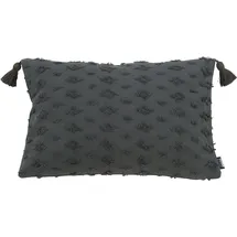 done.® »Luise« unifarben, Reißverschluss, Kissenhüle ohne Füllung, 1 Stück grau