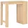 vidaXL Bartisch mit Regal 110 x 50 x 103 cm Eichenbraun