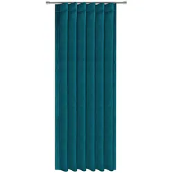 Gerster Collection Fertiggardine Samt 135 x 300 cm Polyester Blau, Grün Petrol