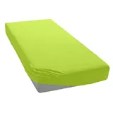 MY HOME Spannbettlaken Blackberry Single-Jersey 180 x 200 cm grün