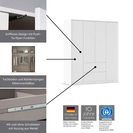 Rauch Drehtürenschrank MAINZ 226 x 210 x 54 cm Braun