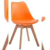 Kunstleder orange/natura