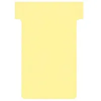 NOBO T-Karten 100 Stück Index 2 Gelb