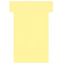 NOBO T-Karten 100 Stück Index 2 Gelb