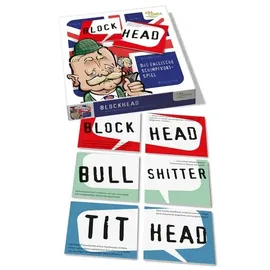 Penguin Blockhead Das englische Schimpfwortspiel Kartenspiel