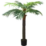 vidaXL Künstliche Palme Phönix mit Topf 190 cm Grün