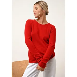Just Cashmere Kaschmir-Pullover "Vivian" in Rot - XXL