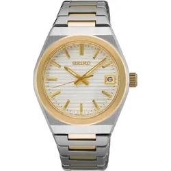 Seiko Conceptual Series Damenuhr Klassik SUR578P1 - silber,gold - 34mm