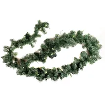 LINDER EXCLUSIV LED-Lichterkette Weihnachtsgirlande 8 m Transparent