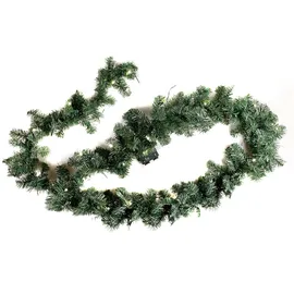 LINDER EXCLUSIV LED-Lichterkette Weihnachtsgirlande 8 m Transparent