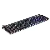 MOTOSPEED 2,4 GHz Wireless/USB-Kabel Mechanische Gaming-Tastatur Kompakte 104-Tasten-RGB-LED-Hintergrundbeleuchtung + Langlebige, ergonomische, Anti-Ghosting-Mechanische Tastatur für PC-Spieler