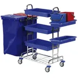 FloorStar Reinigungswagen HW 4 SOLID verchromt