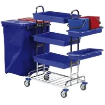 FloorStar Reinigungswagen HW 4 SOLID verchromt