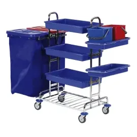 FloorStar Reinigungswagen HW 4 SOLID verchromt