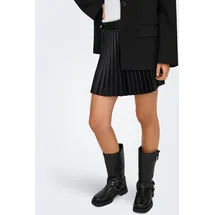 Only Lederimitatrock Damen Schwarz 34