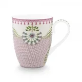 Pip Studio Lily&Lotus Henkelbecher 0,35 l Lila