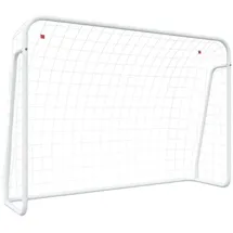 vidaXL Fußballtor Weiß 214 x 75 x 152 cm