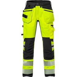 Fristads High Vis Handwerker Stretch-Hose Kl. 2 2707 PLU 127734 - warnschutz-gelb/schwarz - C66