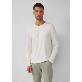 s.Oliver Softes Longsleeve mit Crew Neck und Logo-Patch - S