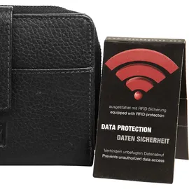 Bodenschatz Geldbörse Herren Portemonnaie schwarz