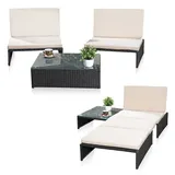 MuCoLa Gartenset 2-tlg. schwarz