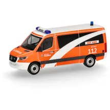 HERPA 099066 - Mercedes-Benz Sprinter 18 Bus Flachdach Berliner Feuerwehr/Notarzt 1:87