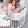 babybay Original Beistellbett schiefergrau