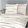 Traumschlaf Bettwäsche Bibermotion gestreift Beige 140 x 200 cm + 70 x 90 cm