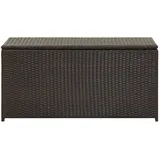 vidaXL Gartenbox Poly Rattan 100x50x50 cm Braun