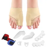 MengH-SHOP Hallux Valgus Zehenspreizer Bunion Corrector Silikon Zehen Separator Set für Hammerzehen Hallux valgus Schmerzen 9 stück