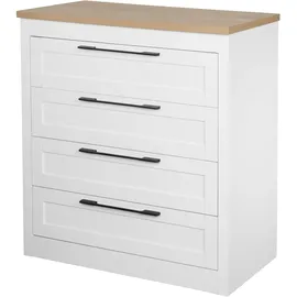 OTTO home Büsum 90 x 93 x 39 cm Weiß