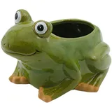 Dekohelden24 Frosch 22,5 x 17 x 14,5 cm Keramik