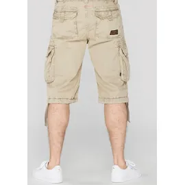 Alpha Industries Jet Shorts Bone White 36